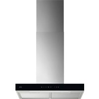 GB67D61HL Kamin-Dunstabzugshaube schwarz/edelstahl / A