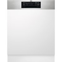 FEE96807PM Teilintegrierter Einbau-Geschirrspüler 60 cm edelstahl / A