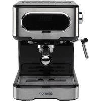 ESCM15DBK Siebträgermaschine silber