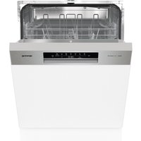 GI642E90X Teilintegrierter Einbau-Geschirrspüler 60 cm grey metallic