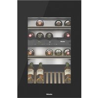 KWT 6422 iG Einbau-Weintemperierschrank obsidianschwarz
