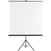 Leinwand mit Stativ 155x155cm weiß