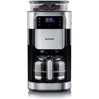 KA 4813 Kaffeeautomat mit intergrierter Kaffeemühle edelstahl/schwarz