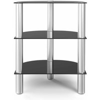 R590 HiFi-Rack schwarzglas