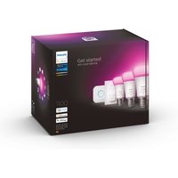 Hue W&C Amb. 9W A60 E27 3er Pack LED-Leuchtmittel