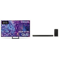 GQ55Q73DAT 138 cm (55") QLED-TV titangrau inkl. HW-Q610GC Soundbar