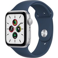 Watch SE (44mm) GPS mit Sportarmband silber/abyssblau