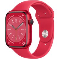 Watch Series 8 (45mm) GPS (PRODUCT)RED Alu mit Sportarmband rot/rot