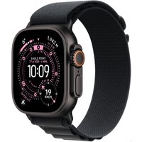 Apple Watch Ultra 3 (49mm) GPS+5G Smartwatch Titan mit Alpine Loop (L) schwarz/schwarz