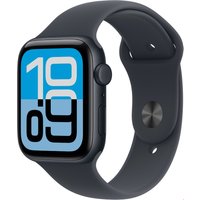 Apple Watch SE 3 (44mm) GPS+5G Smartwatch Alu mit Sportarmband M/L mitternacht/mitternacht