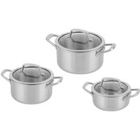 Topfset Premium 3teiliges edelstahl