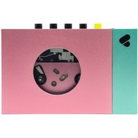 Edith Kassettenspieler-/Rekorder mit Bluetooth pink