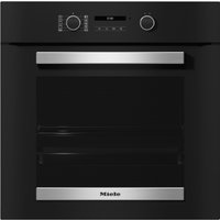 H 2467 B Einbaubackofen obsidianschwarz/edelstahl-look