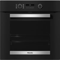 H 2467 BP Einbaubackofen obsidianschwarz/edelstahl-look