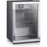 FKS 8840 Flaschenkühlschrank schwarz/edelstahl