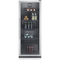 FKS 8841 Flaschenkühlschrank schwarz/edelstahl