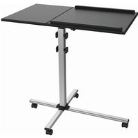 Rollwagen für Laptops/Projektoren silber/schwarz