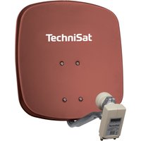 DigiDish 45 Universal-Twin-LNB Satellitenantenne ziegelrot