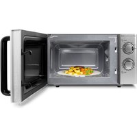 M 20 Ecostyle Pro Solo-Mikrowelle silber