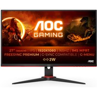 27G2SPAE/BK 69 cm (27") Gaming Monitor schwarz/rot