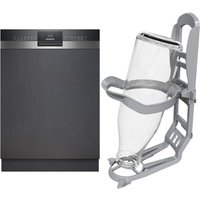 SN53ESEUAE teilintegrierbarer 60 cm Geschirrspüler bestehend aus SN53ES02AE + SZ36BH00 edelstahl