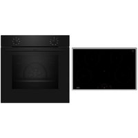 Herdset mit Induktionskochfeld bestehend aus B1DCA0AK0 + T58SHF1L0 schwarz