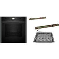 BBQSET3 Einbaubackofen bestehend aus B64CS71G0K+Z1608CX0+Z11CG10X1 graphit-grey