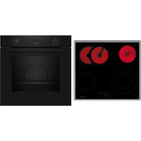 BX36B0 Herdset bestehend aus B1CCC0AK3 + T16SBN1L0 schwarz/edelstahl