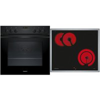 CX53EK05T Herdset bestehend aus CH4M61163 + CM623052 schwarz + edelstahl
