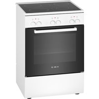 HKA090220 Elektroherd mit Glaskeramikfeld polar weiß