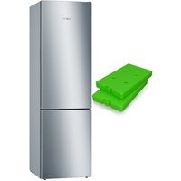MKK69GSLCA Kühl-/Gefrierkombination bestehend aus KGE39ALCA + GSZ10010 edelstahl-Look