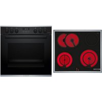 MKH63SK3 Herdset HEG217AB3 + NKH645GA2M schwarz/edelstahl