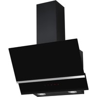 KHF 664 611 S Kamin-Dunstabzugshaube schwarz/edelstahl