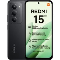 Redmi 15 5G (8GB+256GB) Smartphone midnight black
