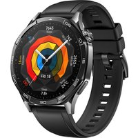 Watch GT5 (46mm) Smartwatch schwarzes Fluorelastomerarmband dunkelgrau