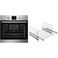 BPF33102VA Einbaubackofen bestehend aus BPS33102ZM + TR2LFV edelstahl/cleansteel