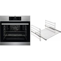 BGH33101BA Einbaubackofen bestehend aus BEB331010M + TR1LFV edelstahl/cleansteel