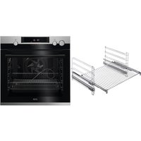 EUR57VA2 Einbaubackofen bestehend aus BSS57606BM + TR2LFV edelstahl/cleansteel