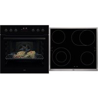 FHHS24B02 Herdset bestehend aus OU5PE40SK + HE604062XB schwarz + edelstahl