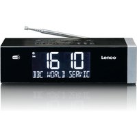 CR-640BK Uhrenradio schwarz/silber