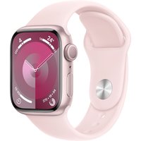 Watch Series 9 (41mm) GPS Smartwatch Aluminium mit Sportarmband S/M rosé/hellrosa