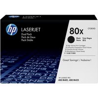 80 X Toner DualPack schwarz
