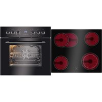 EHBC 7937 SW Herdset schwarz + rahmenlos