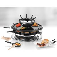48726 Raclette Multi 4-in-1 Raclette-Fondue-Set edelstahl/schwarz