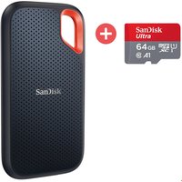 Extreme Portable SSD V2 (1TB) + Dein Geschenk: microSDXC Ultra (64GB) + Adapter