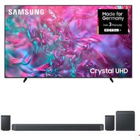 GU98DU9079U 247 cm (98") Crystal UHD AI TV graphitschwarz inkl. HW-Q995GF Soundbar titanschwarz