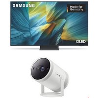 GQ77S95FAT 195 cm (77") OLED-TV titanschwarz inkl. The Freestyle (2023) Projektor weiß