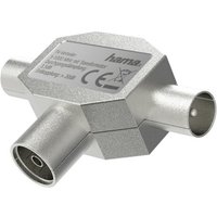 Antennen-Verteiler Koax-Kupplung>2 Koax-Stecker silber