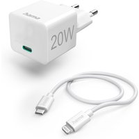 Schnellladegerät (20W) mit Lightning-Ladekabel (1m) weiss