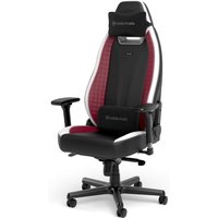 LEGEND Büro/Gaming Stuhl schwarz/weiß/rot
